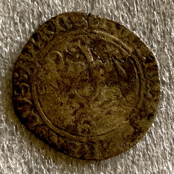 French European Medieval Templar Silver Coin ND (W339) - Picture 2 of 4